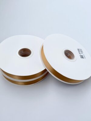 Panglică Double-face satin  22MM/91,4 METRI (Old Gold 690)