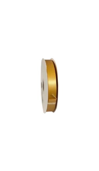 Panglică Double-face satin  22MM/91,4 METRI (Old Gold 690)
