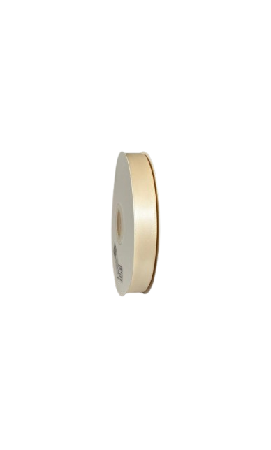 Panglică Double-face satin  22MM/91,4 METRI (Cream 815)