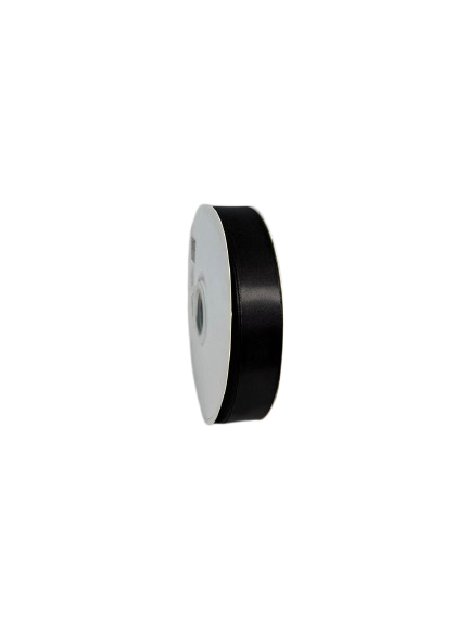 Panglică Double-face satin 28MM/91,4 METRI (Black 030)
