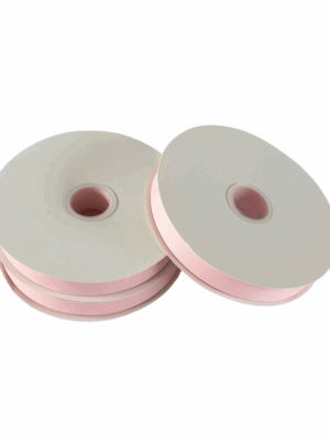 Panglică Ripsata  25MM/91,44 METRI (Pearl Pink 123)