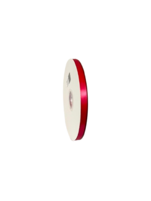 Panglică Double-face satin  9MM/91,4 METRI (Hot Red 252)