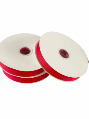 Panglică Ripsata  25MM/91,44 METRI (Hot Red 252)