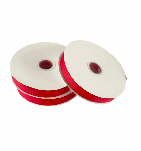 Panglică Ripsata  25MM/91,44 METRI (Hot Red 252)