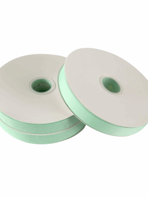 Panglică Ripsata  25MM/91,44 METRI (Pastel Green 513)