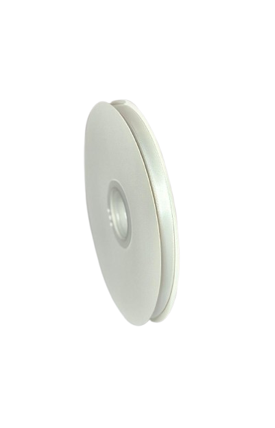Panglică Single-face satin  9MM/91,4 METRI (White 029)