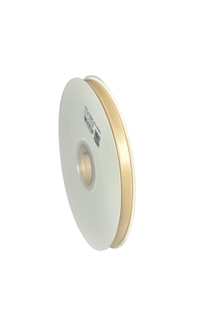 Panglică Single-face satin  9MM/91,4 METRI (Cream 815)