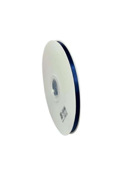 Panglică Double-face satin  6MM/91,4 METRI (Navy 370)