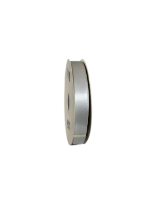 Panglică Double-face satin  22MM/91,4 METRI (Light Silver 009)