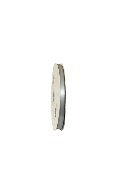 Panglică Double-face satin 9MM/91,4 METRI (Light Silver 009)