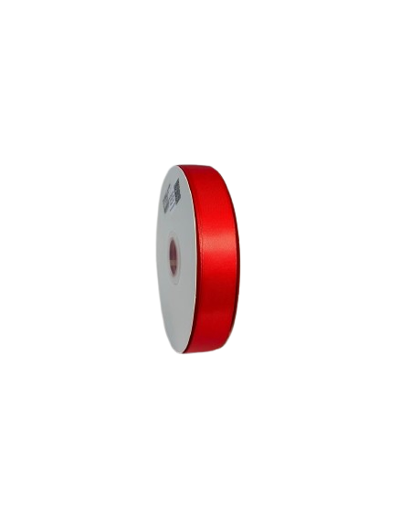 Panglică Double-face satin  28MM/91,4 METRI (Poppy Red 235)