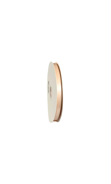 714 Panglică Double-face satin 9MM/91,4 METRI (Petal Peach 714)