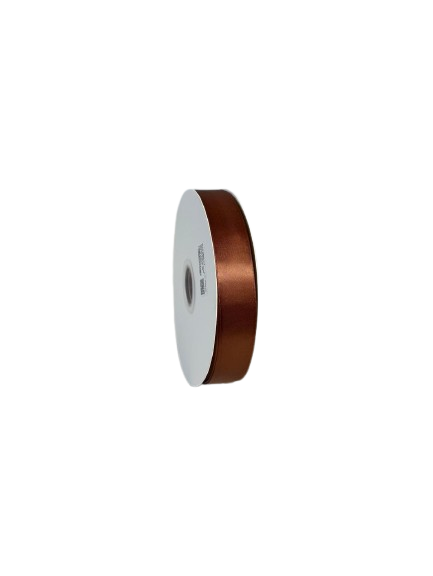 Panglică Double-face satin  28MM/91,4 METRI (Friar Brown 870)