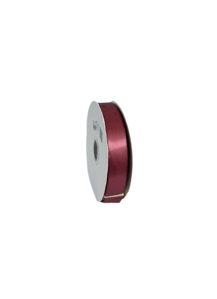 Panglică Double-face satin  28MM/91,4 METRI (Rose Wine 177)