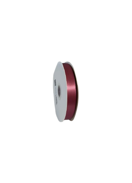 Panglică Double-face satin  22MM/91,4 METRI (Rose Wine 177)