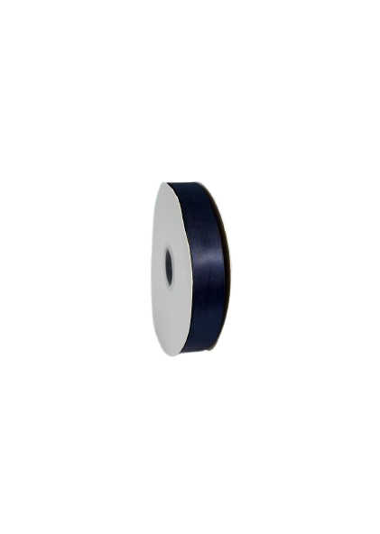 Panglică Double-face satin  28MM/91,4 METRI (Peacoat 374)