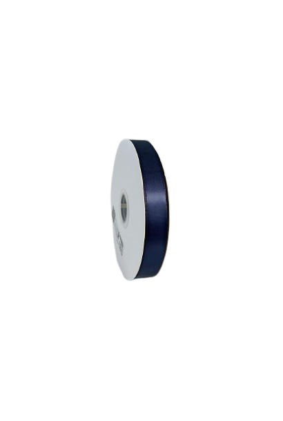Panglică Double-face satin  22MM/91,4 METRI (Peacoat 374)
