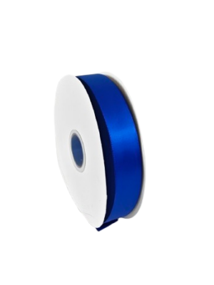 Panglică Double-face satin  28MM/91,4 METRI (Electric Blue 352)
