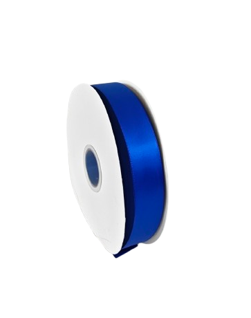 Panglică Double-face satin  28MM/91,4 METRI (Electric Blue 352)