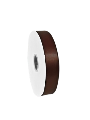 Panglică Double-face satin  28MM/91,4 METRI (Black Coffee 855)