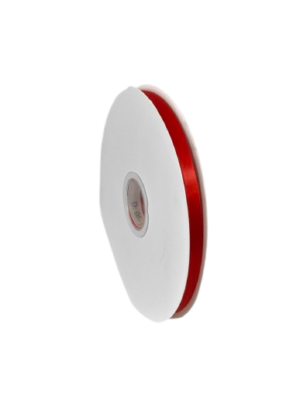 Panglică Double-face satin  9MM/91,4 METRI (Poppy Red 235)
