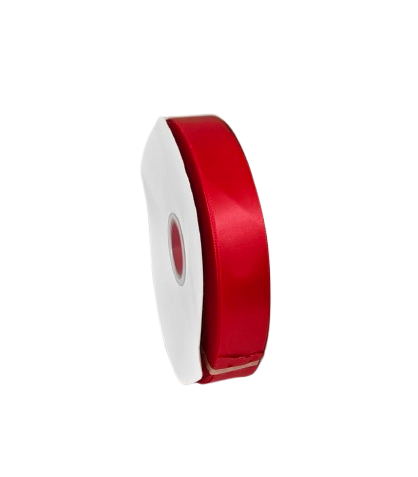 Panglică Double-face satin  28MM/91,4 METRI (Hot Red 252)